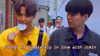 Yoongi is completely in love with Jimin | Yoonmin Moments