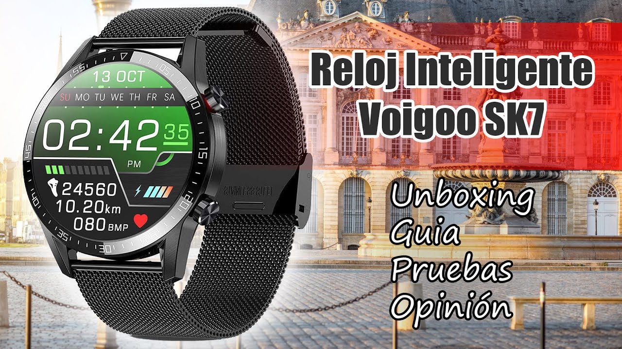 Reloj Inteligente: Voigoo SK7: Elegancia y GRAN pantalla - YouTube