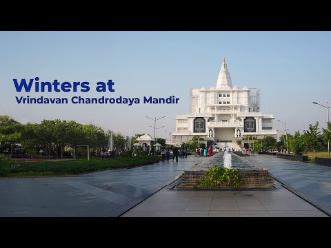 Winters at Vrindavan Chandrodaya Mandir