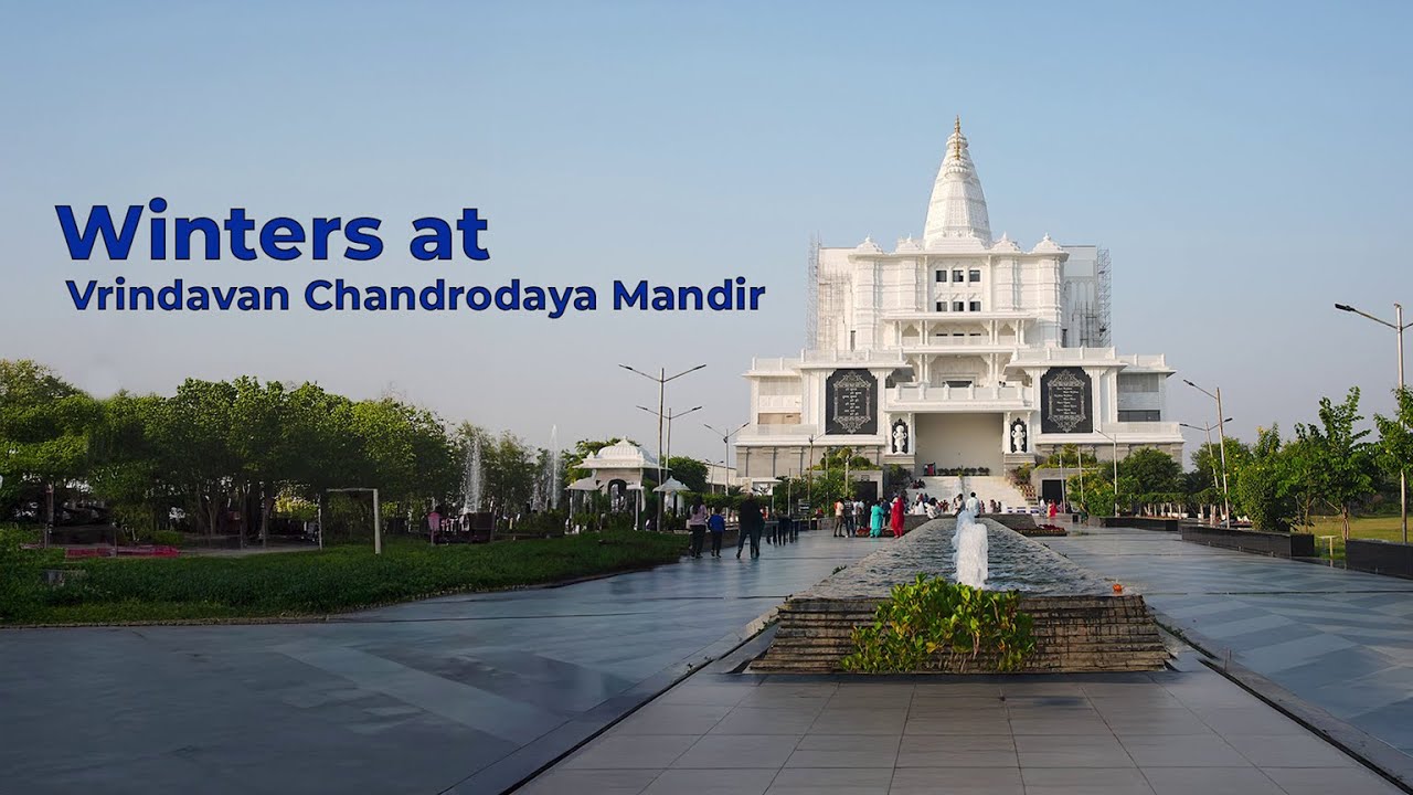 Winters at Vrindavan Chandrodaya Mandir