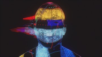 Free After Effects Intro Template #180 : Glitchy Human Head Logo Reveal Template