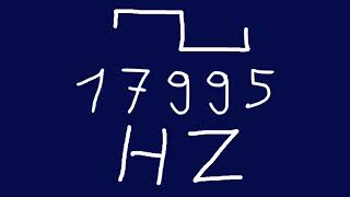17995 hz square