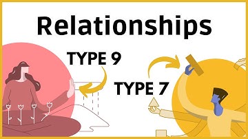 How is Enneagram 9 in Relationships with Type 7?