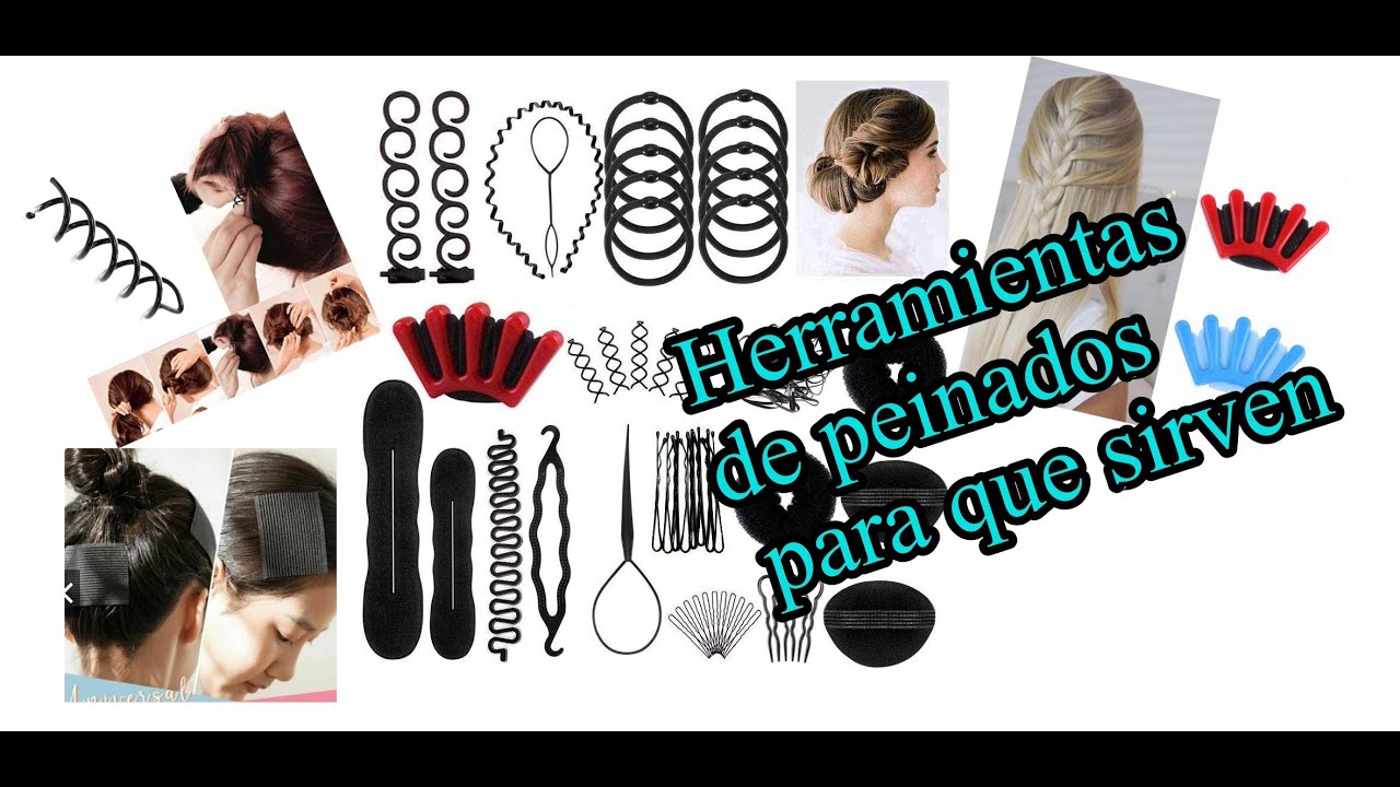 Herramientas para hacer peinado y  como se usan cada una