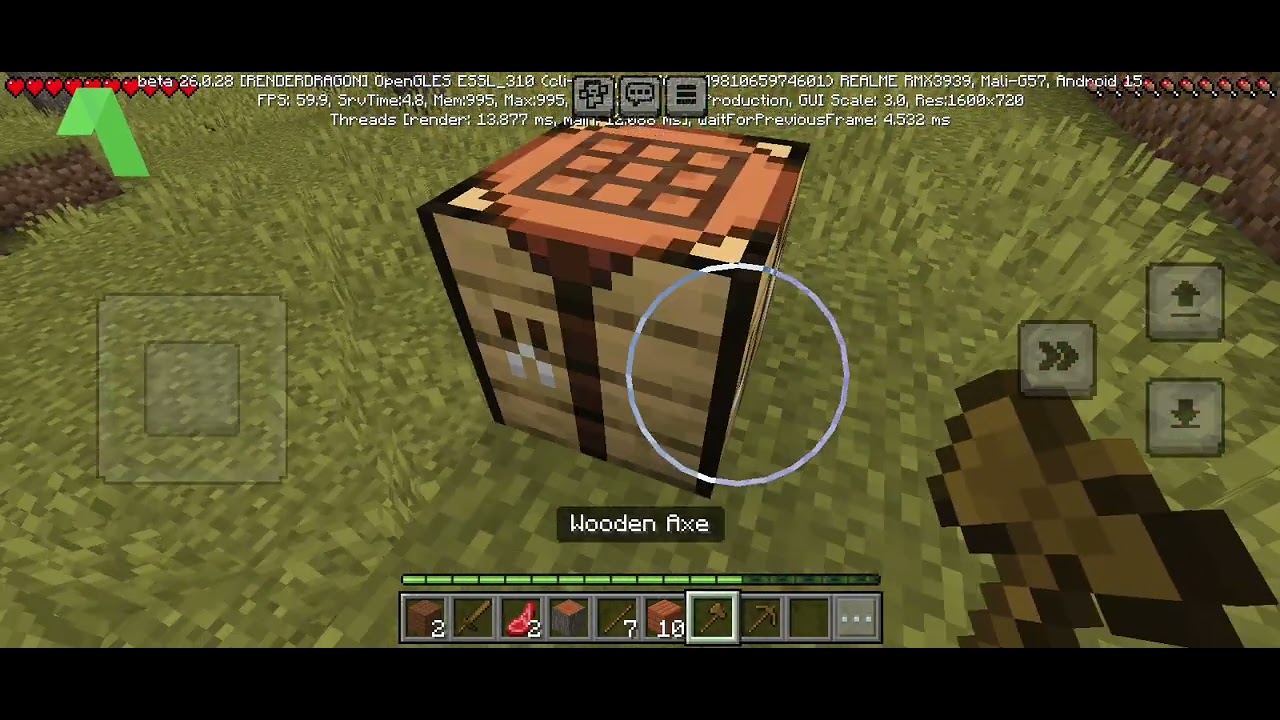 Minecraft vid (I died. Of fall damage in part 2 soo I couldn't make a part 2)...