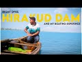 Hirakud dam right dyke and my boating experience  with english subtitles