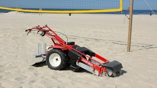 Clean the sand of volleyball courts with barber man 850. especially
when purity is critical, ensures that any small sto...