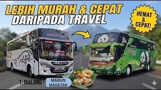 CHEAPEST AND FASTEST! Malang to Madiun & Magetan bus trip
