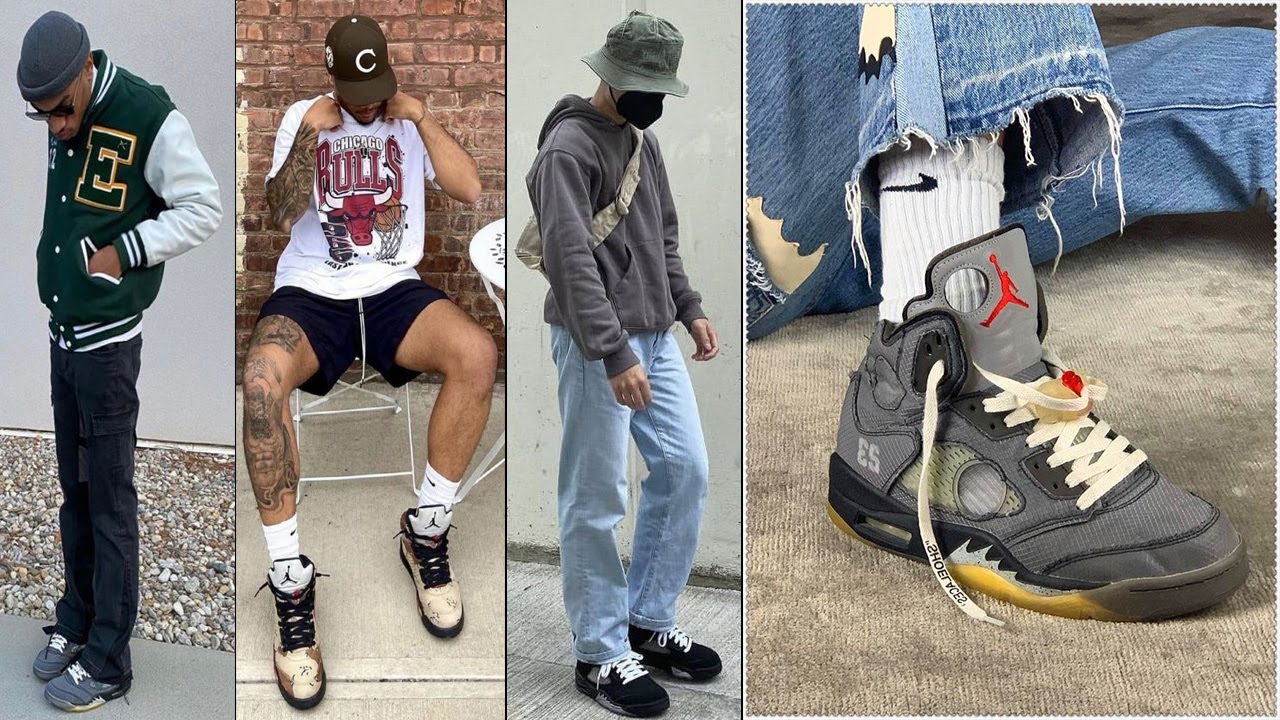 OFF White Air Jordan 5 Outfit Ideas | How To Style Air Jordan 5 | Off ...