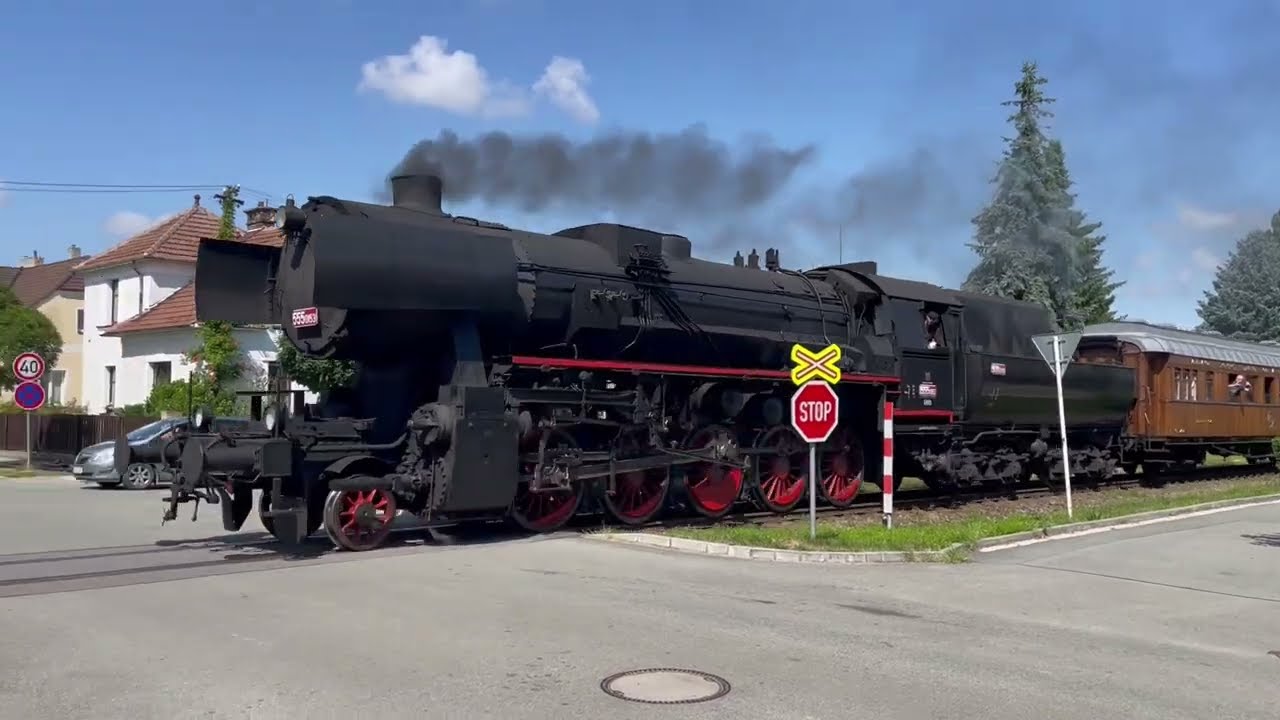 Parním vlakem Pardubickým krajem, Lokomotiva 555.0153 „Němka“, Vysoké Mýto 19.07.2025