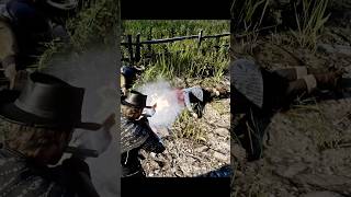 Arther teaches arrogant criminals a lesson💀 #rdr2 #gaming #arthurmorgan #rdr2gameplay