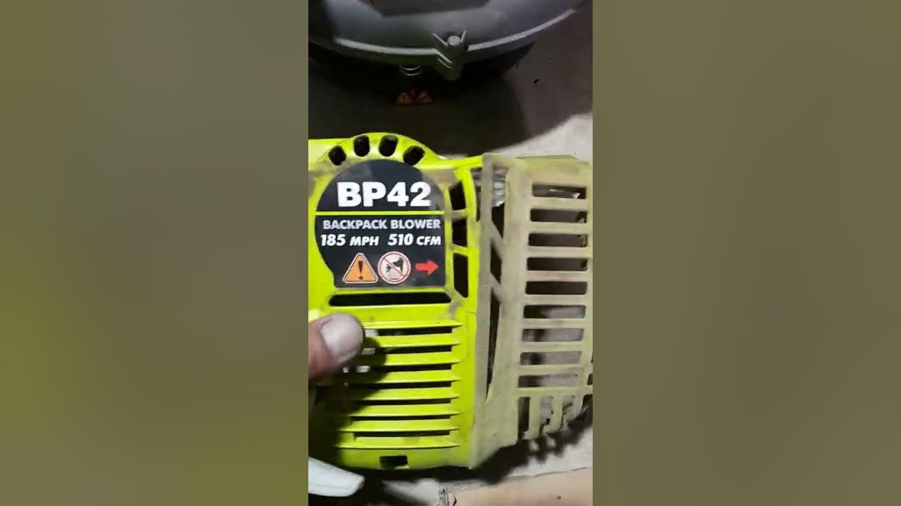 ryobi backpack blower pull string replacement. YouTube
