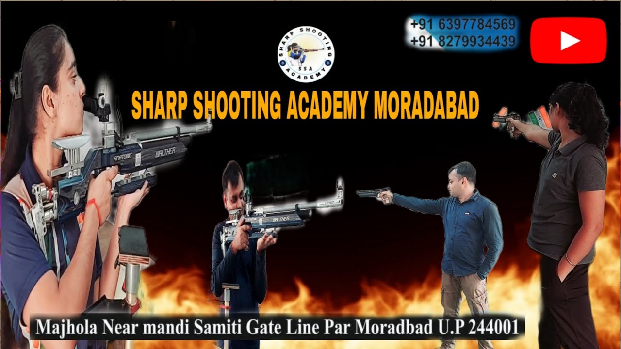 SHARP SHOOTING ACADEMY MORADABAD #shootinggames #moradabad - YouTube