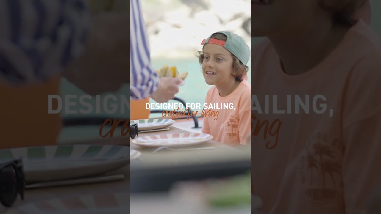 Excess 13, so much more than a catamaran, a veritable home on the water.