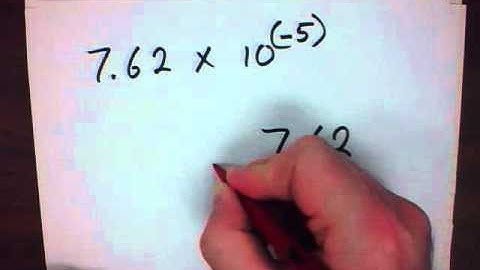 Mr. v teaching math - Order of Operation 6b Scientific Notation to Standard Form