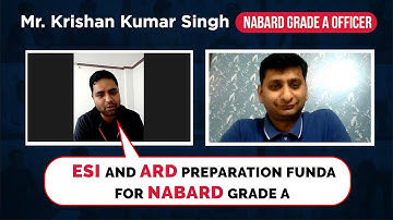 ESI and ARD Preparation for NABARD Grade A Exam | Tips From NABARD Grade A Officer | Topper Insight