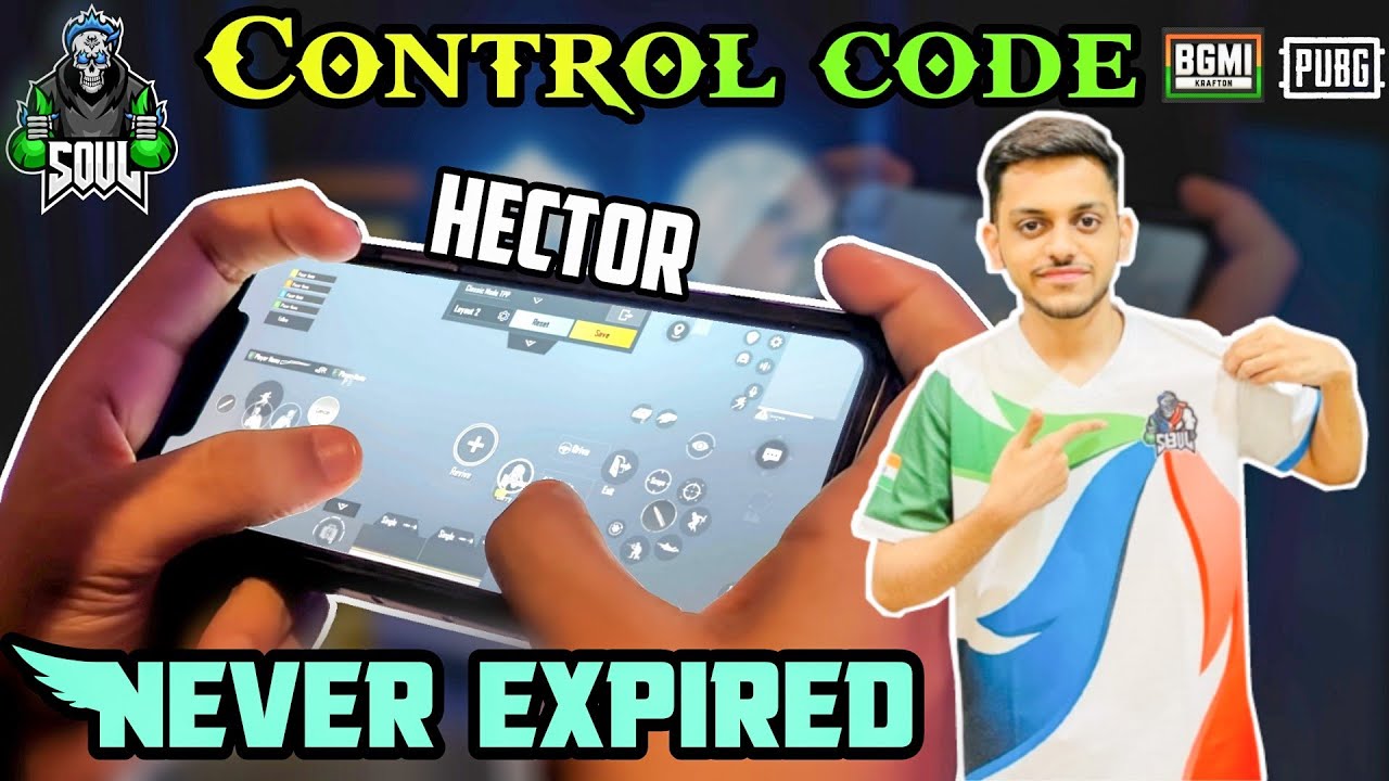 Soul Hector 3 finger control code Bgmi and Global ll Evil Daxter