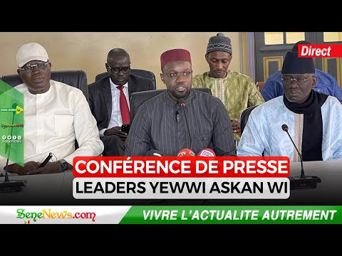 🚨Direct-Live : Suivez la déclaration des leaders de Yewwi Askan Wi