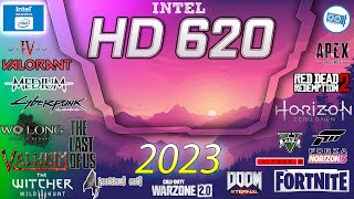 Intel HD 620 in 15 GAMES     (i3-7100U, i5-7200U, i7-7500U,   IGPU TEST )  | 2023-2024