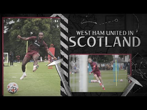 WEST HAM UNITED IN SCOTLAND | SHOOTING DRILLS