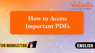 How to Access Important PDF #vedantu #VHelp screenshot 5