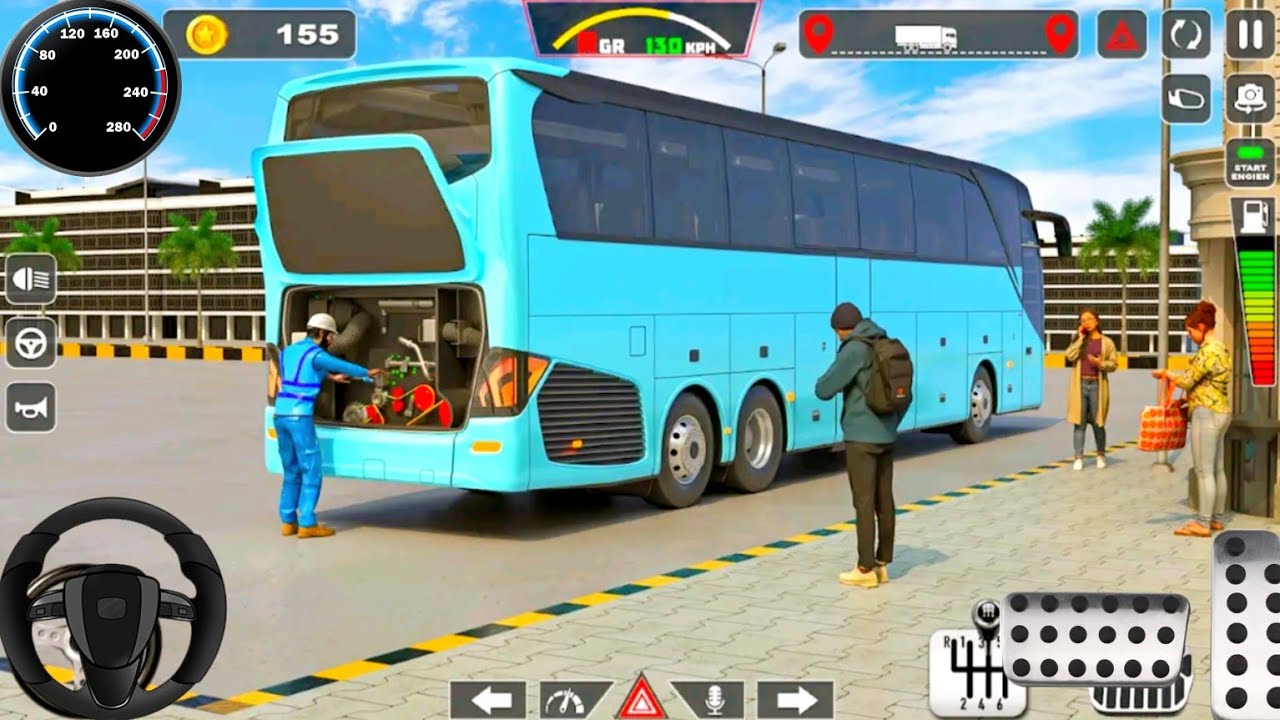 428 bus driving android gameplay - bus driving simulator 1 in city 