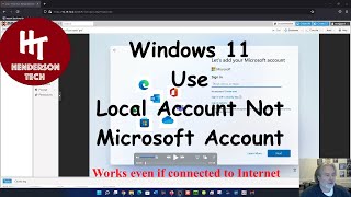 Use Windows 11 without Microsoft Account Using Fake Info