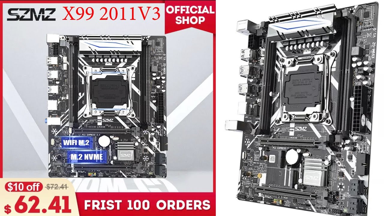SZMZ X99M-G2 2011v3 МАТЕРИНСКАЯ ПЛАТА С ДВОЙНЫМ КАНАЛОМ