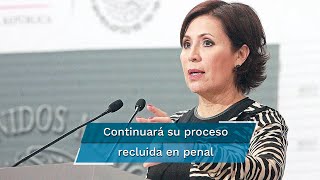 Ratifica juez prisión preventiva a Rosario Robles por riesgo de fuga