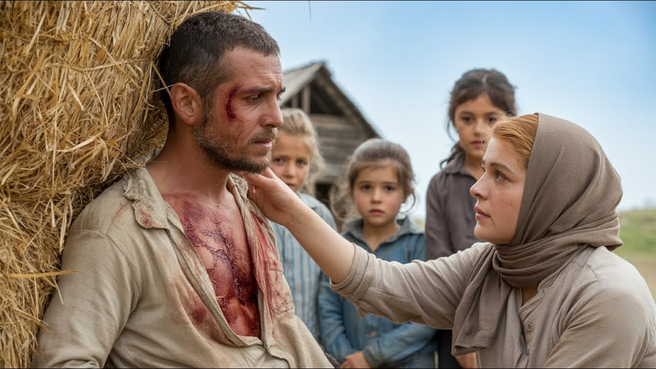 Üç Kızıyla Yalnız Yaşıyordu — Ahırda Bulduğu Yaralı Adam Her Şeyi Değiştirdi!