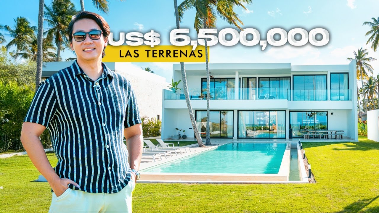 Villa LUJOSA frente a Playa Bonita en Las Terrenas | Acceso directo a la playa desde tu patio. 🏝️