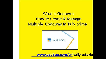 How To Create Godowns In Tally Prime In Telugu || How To  Manage Multiple Godowns In Tally Prime