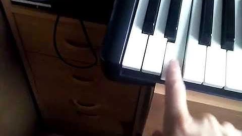 Floppy connected to midi keyboard