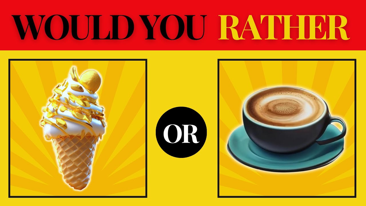 Would you Rather | Food Challenge | Food Quiz Trivia | Quiz | 2024