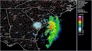 2022 Colin - Charleston, SC WSR-88D Radar Animation (HD 1280x720)