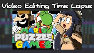 Video Editing Time Lapse - Mario Puzzle Games