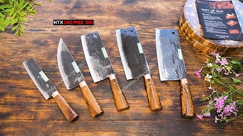 SẮC BÉN - BỀN ĐẸP -BỘ DAO 5 MÓN ĐA NĂNG - HÀNG CHUẨN CỦA HTX DAO PHÚC SEN