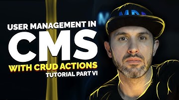 User Management CRUD | CMS Tutorial Part 6