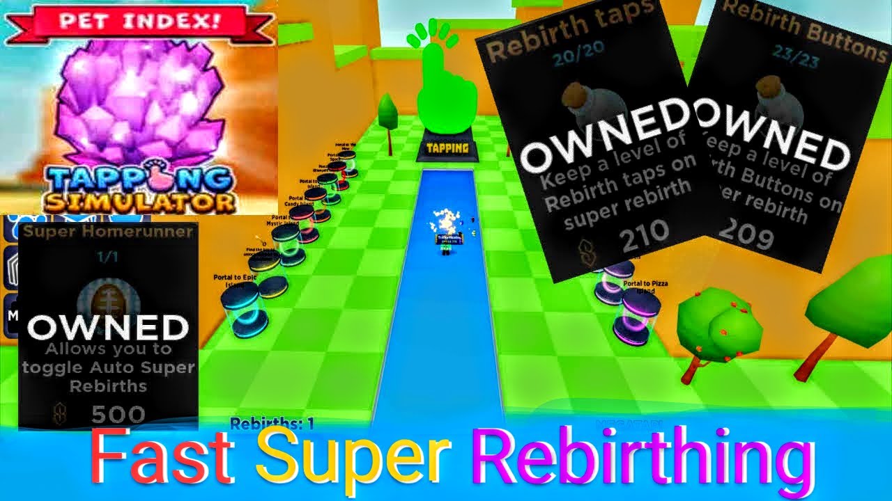 Fast Super Rebirthing // Tapping Simulator \\ Roblox - YouTube