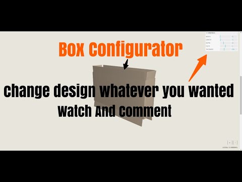 Create a Custom 3D Box in Real-Time with Three.js WebGL | Interactive Box Configurator Tutorial