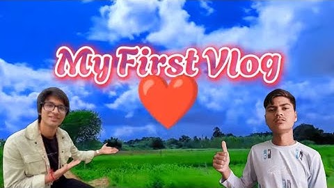 my first vlog l my first blog 😱
