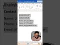 Convert Data into QR Code in MS Word