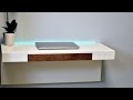 How to make a wall mounted desk with secret compartments (Plans Available)