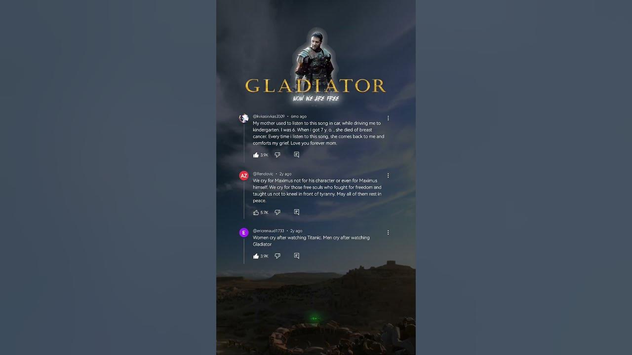 “Now We Are Free — My name is Maximus Decimus Meridius.” #gladiator #nowwearefree #trending