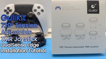 GuliKit NS55 720° Tension Adjustable TMR Joysticks DualSense Edge Installation Tutorial