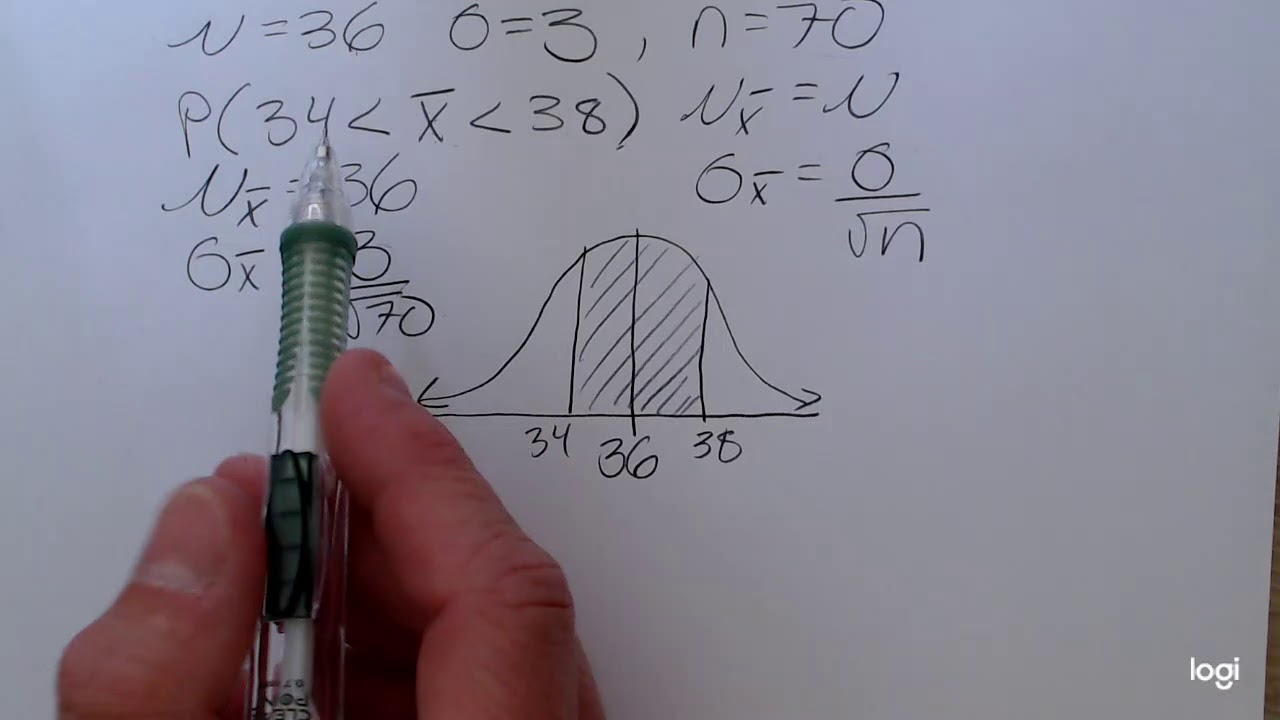 Central Limit Theorem Example 3 - YouTube