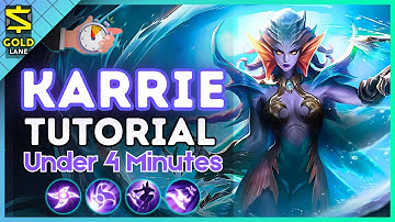 4-Minute Karrie Tutorial in the Gold Lane || (MLBB S35) 2025