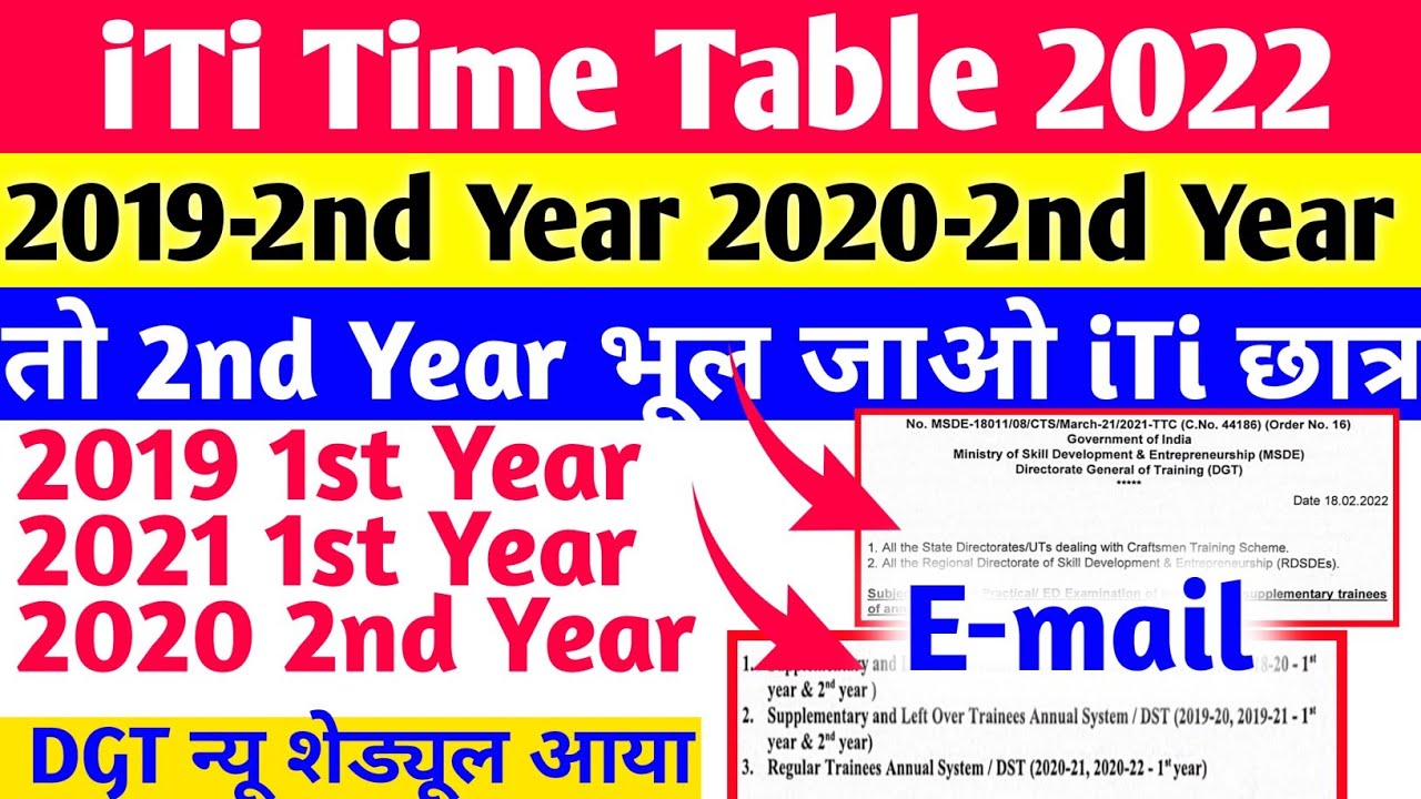 CTI supplementary exam 2022.cits फेल छात्रों का एग्जाम शेड्यूल हुआ जारी 