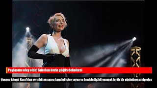 Paylaşımı Olay Oldu Sıladan Derin Göğüs Dekoltesi