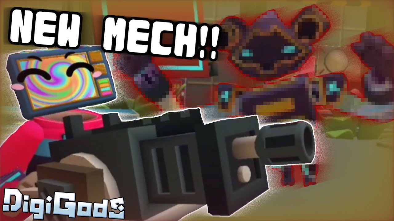 NEW MECHS AND TURRETS!! | Digi Gods VR | RandomFlickers - YouTube